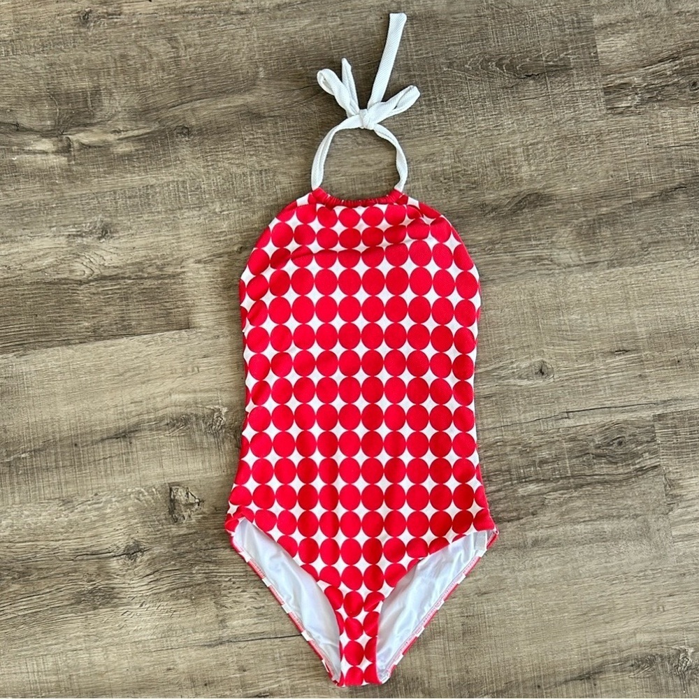 Anthropologie Touche Halter One Piece Swimsuit size S